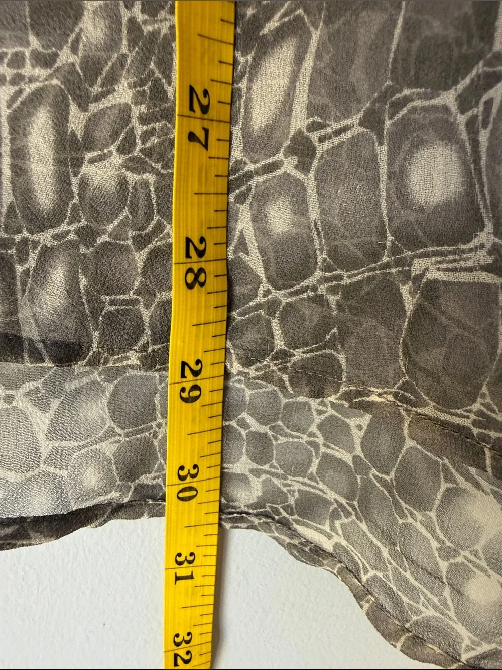 Equipment Sheer Silk Snake Print Blouse